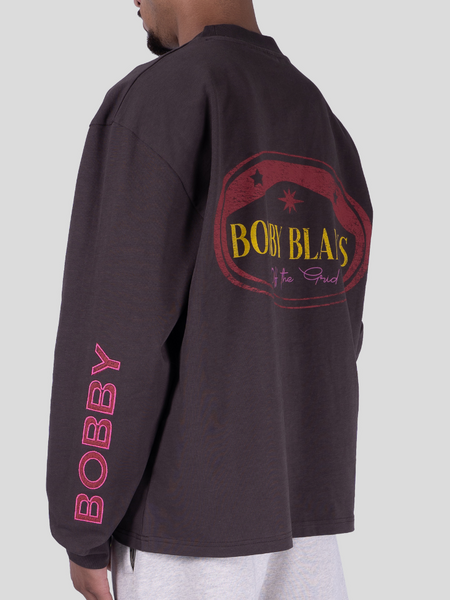Bobby Blanks Crest Longsleeve - Brown/Red Bobby Blanks Bobby Blanks Crest Longsleeve - Brown/Red