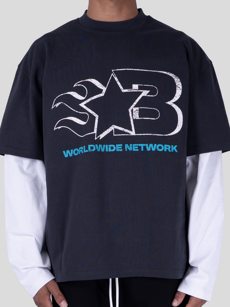 Bobby Blanks Bobby Blanks Voicemail Double Layer - Grey/White