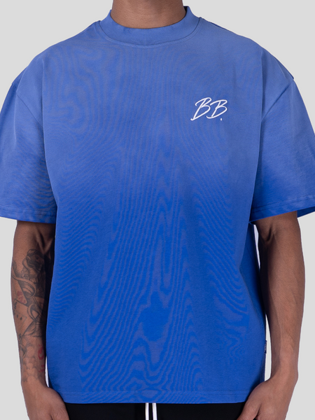 Bobby Blanks Brixton Tee - Cobalt/White Bobby Blanks Bobby Blanks Brixton Tee - Cobalt/White