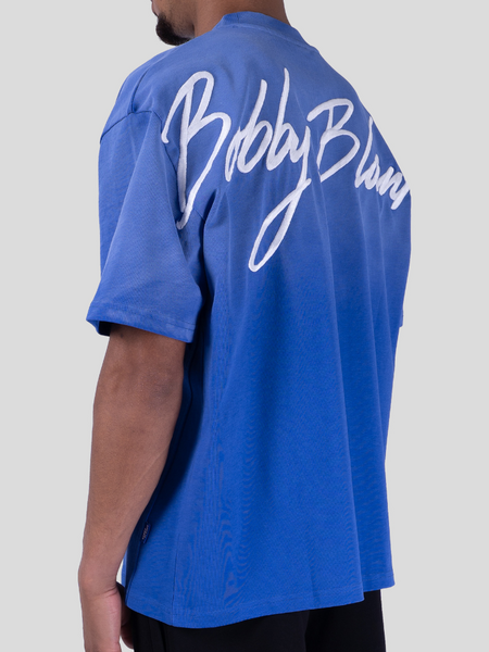 Bobby Blanks Brixton Tee - Cobalt/White Bobby Blanks Bobby Blanks Brixton Tee - Cobalt/White