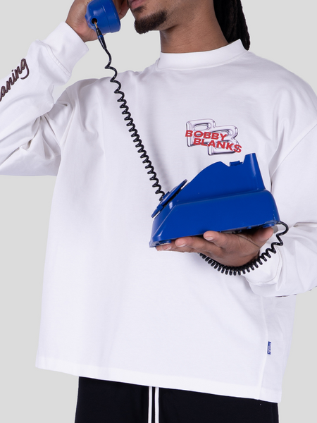 Bobby Blanks Royal Longsleeve - Off White Bobby Blanks Bobby Blanks Royal Longsleeve - Off White