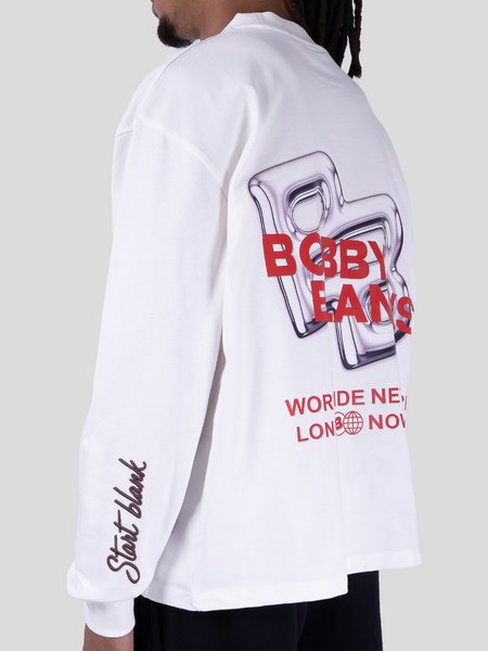 Bobby Blanks Royal Longsleeve - Off White Bobby Blanks Bobby Blanks Royal Longsleeve - Off White