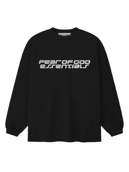 Fear of God Essentials 90's Longsleeve Tee - Black Fear of God Fear of God Essentials 90's Longsleeve Tee - Black