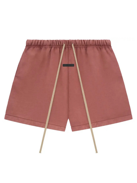Fear of God Fear of God Essentials Fleece Soccer Shorts - Crimson Fear of God Essentials Fleece Soccer Shorts - Crimson