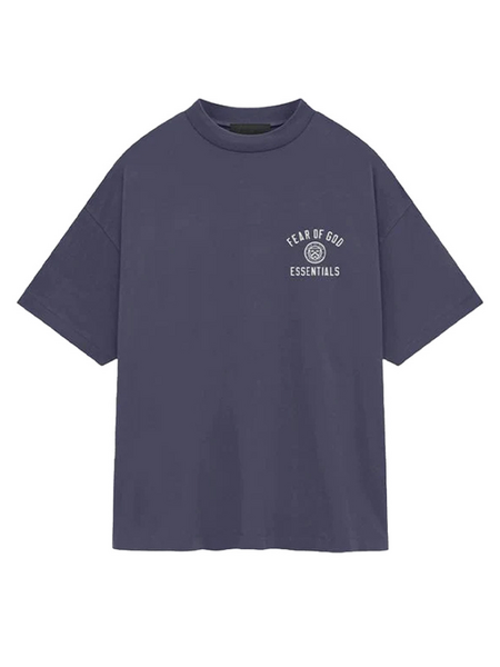 Fear of God Fear of God Essentials Jersey Crewneck Tee - Marine Fear of God Essentials Jersey Crewneck Tee - Marine