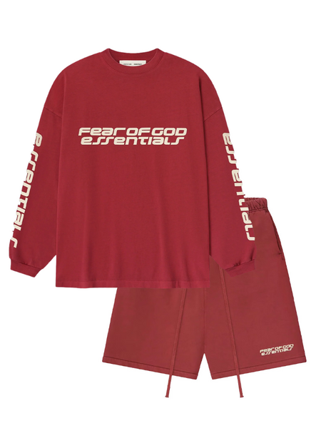 Fear of God Fear of God Essentials Combi-Set - Crimson Fear of God Essentials Combi-Set - Crimson
