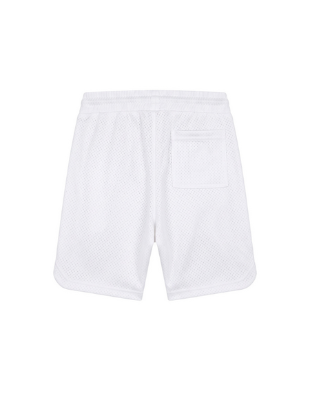 Malelions Perforated Mesh Shorts - White Malelions Malelions Perforated Mesh Shorts - White