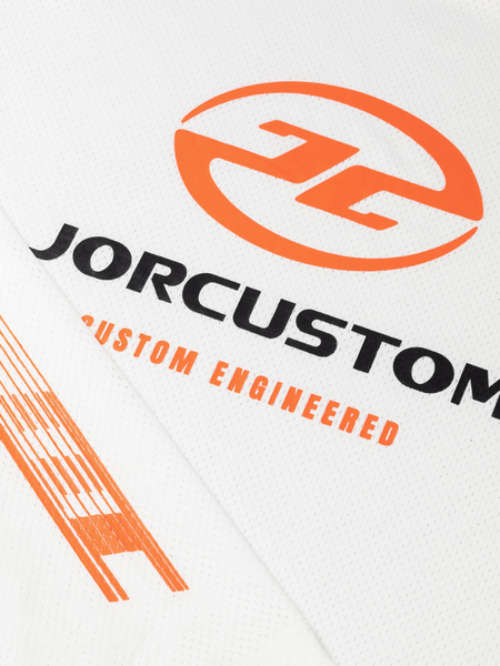 JorCustom Engineered Mesh Longsleeve T-Shirt - White JorCustom JorCustom Engineered Mesh Longsleeve T-Shirt - White