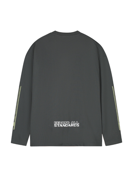 JorCustom Women Engineered Mesh Longsleeve T-Shirt - Anthracite JorCustom JorCustom Women Engineered Mesh Longsleeve T-Shirt - Anthracite