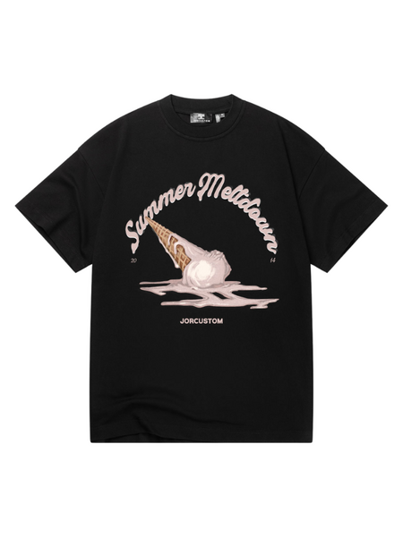 JorCustom JorCustom SummerMeltdown Loose Fit T-Shirt - Black