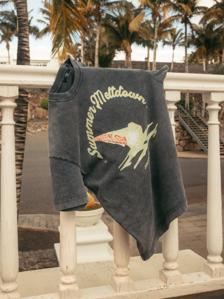 JorCustom SummerMeltdown Loose Fit T-Shirt - Acid Grey JorCustom JorCustom SummerMeltdown Loose Fit T-Shirt - Acid Grey