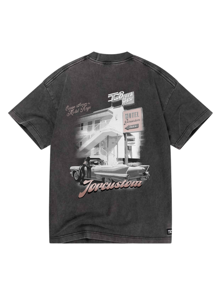 JorCustom Motel Loose Fit T-Shirt - Acid Grey JorCustom JorCustom Motel Loose Fit T-Shirt - Acid Grey