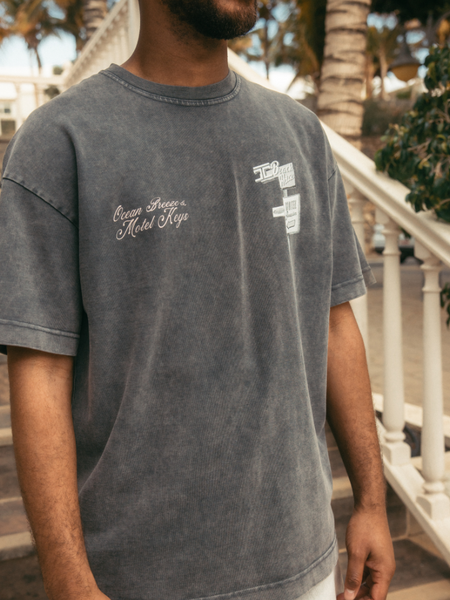 JorCustom Motel Loose Fit T-Shirt - Acid Grey JorCustom JorCustom Motel Loose Fit T-Shirt - Acid Grey