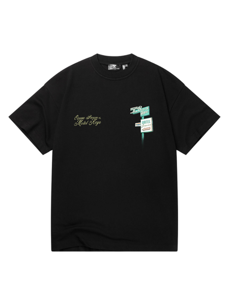 JorCustom Motel Loose Fit T-Shirt - Black JorCustom JorCustom Motel Loose Fit T-Shirt - Black