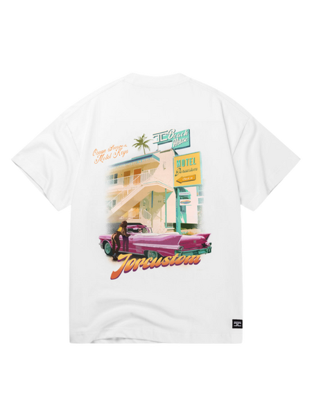 JorCustom JorCustom Motel Loose Fit T-Shirt - White