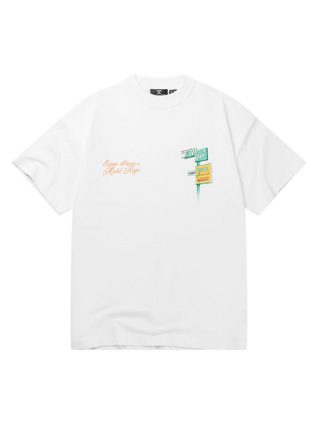 JorCustom JorCustom Motel Loose Fit T-Shirt - White