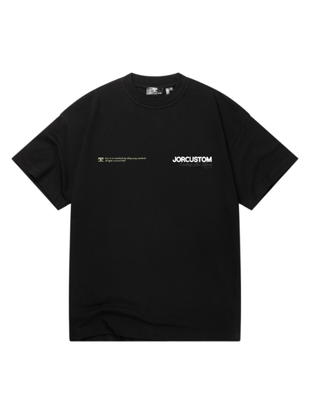 JorCustom NewWaves Loose Fit T-Shirt - Black JorCustom JorCustom NewWaves Loose Fit T-Shirt - Black