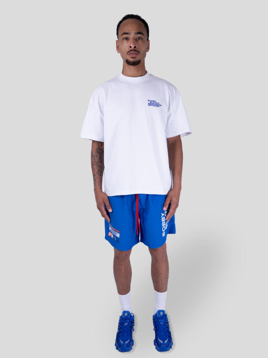 Bobby Blanks Bobby Blanks Forum Combi-Set - White/Cobalt Blue