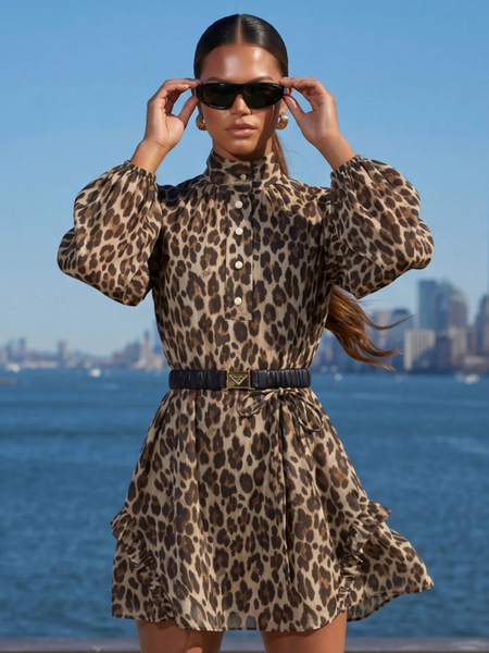 Nikkie Retiro Dress - Cacao