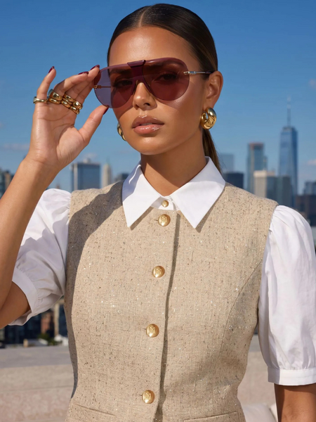 Nikkie Reza Waistcoat - Tanin
