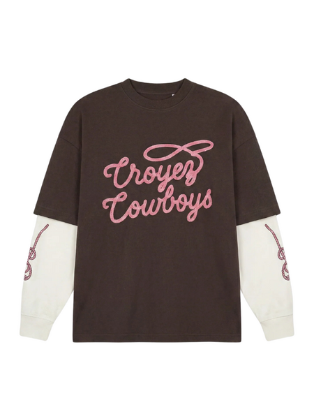 Croyez Croyez Cowboys Double Sleeve - Washed Brown