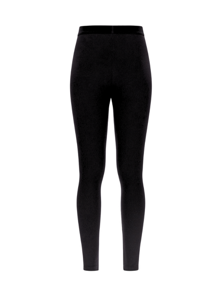 Guess Blossom Rib Leggings - Jet Black Guess Guess Blossom Rib Leggings - Jet Black