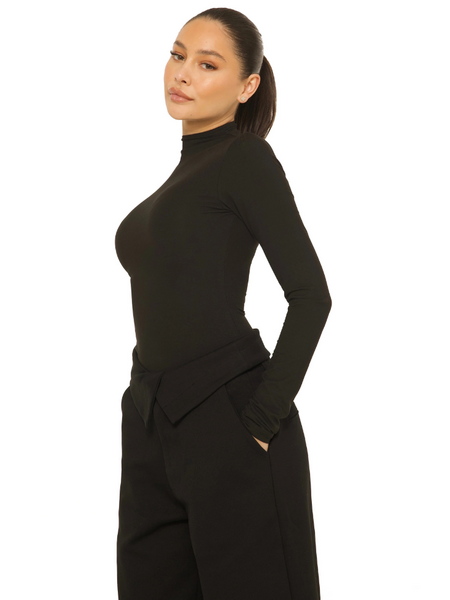 La Sisters Long Sleeve Turtle Neck Top - Black La Sisters La Sisters Long Sleeve Turtle Neck Top - Black