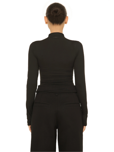 La Sisters Long Sleeve Turtle Neck Top - Black La Sisters La Sisters Long Sleeve Turtle Neck Top - Black