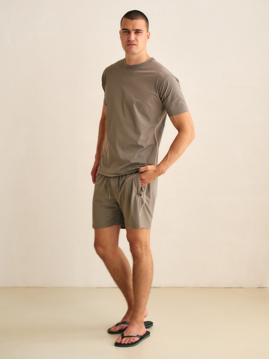TriaD’oro Travel Piped Combi-set - Taupe TriaD'oro TriaD’oro Travel Piped Combi-set - Taupe