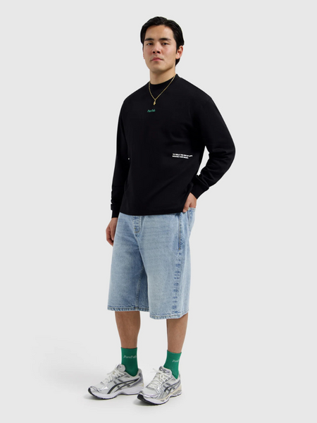 Pure Path Mirror Logo Longsleeve - Black Pure Path Pure Path Mirror Logo Longsleeve - Black