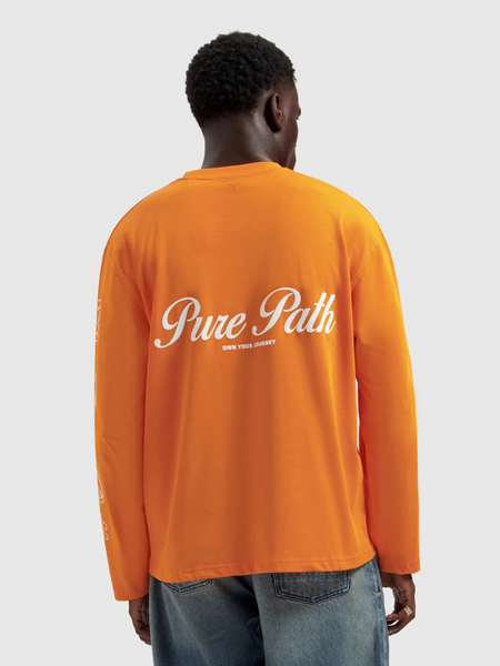 Pure Path Pure Path Essence of Life Longsleeve - Oranje Pure Path Essence of Life Longsleeve - Oranje
