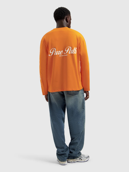 Pure Path Pure Path Essence of Life Longsleeve - Oranje