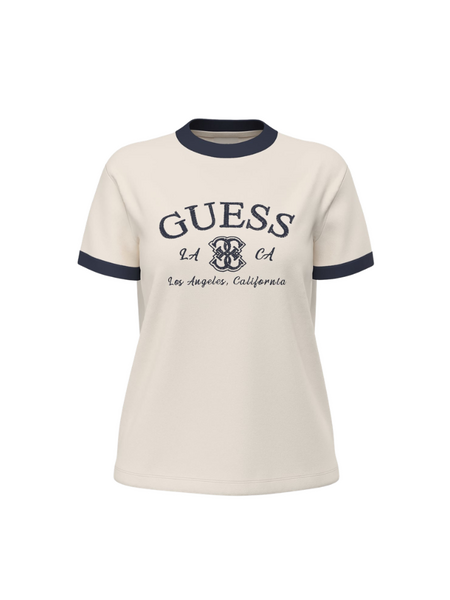 Guess Guess Hoshi CN Short Sleeve T-Shirt - Dove White Guess Hoshi CN Short Sleeve T-Shirt - Dove White