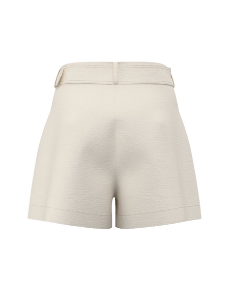 Guess Guess Beatrice Belted Cargo Short - Dove White