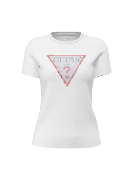 Guess Guess New Short Sleeve CN Original T-Shirt - Pure White Guess New Short Sleeve CN Original T-Shirt - Pure White