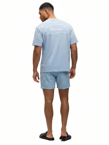 Malelions Marina Swim Shorts - Vista Blue Malelions Malelions Marina Swim Shorts - Vista Blue