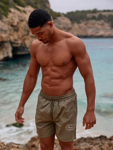 Malelions Marina Swim Shorts - Dark Sage Malelions Malelions Marina Swim Shorts - Dark Sage