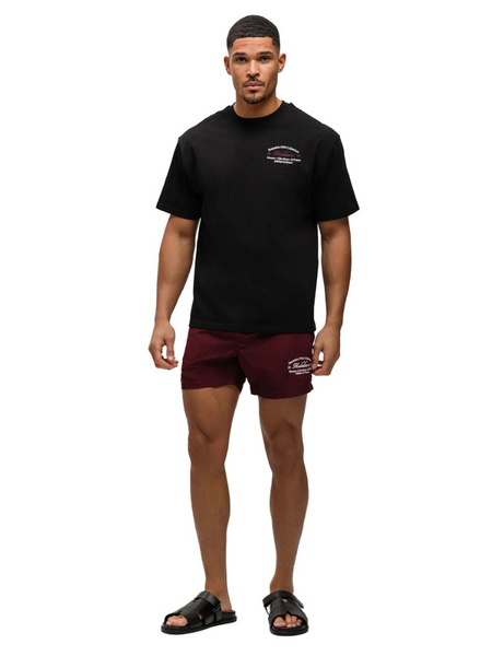 Malelions Malelions Marina Swim Shorts - Burgundy Malelions Marina Swim Shorts - Burgundy