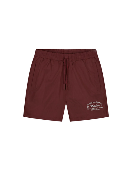 Malelions Marina Swim Shorts - Burgundy Malelions Malelions Marina Swim Shorts - Burgundy