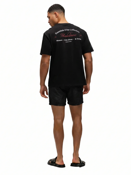 Malelions Marina Swim Shorts - Black Malelions Malelions Marina Swim Shorts - Black