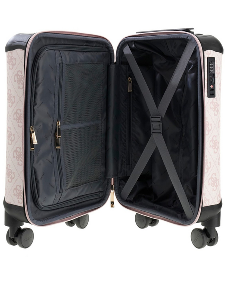 Guess Berta Toiletry Train Suitcase - Orchid Logo Guess Guess Berta Toiletry Train Suitcase - Orchid Logo
