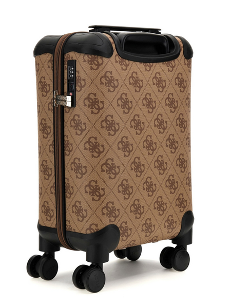 Guess Berta Toiletry Train Suitcase - Latte Logo/Brown Guess Guess Berta Toiletry Train Suitcase - Latte Logo/Brown