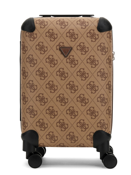 Guess Berta Toiletry Train Suitcase - Latte Logo/Brown Guess Guess Berta Toiletry Train Suitcase - Latte Logo/Brown