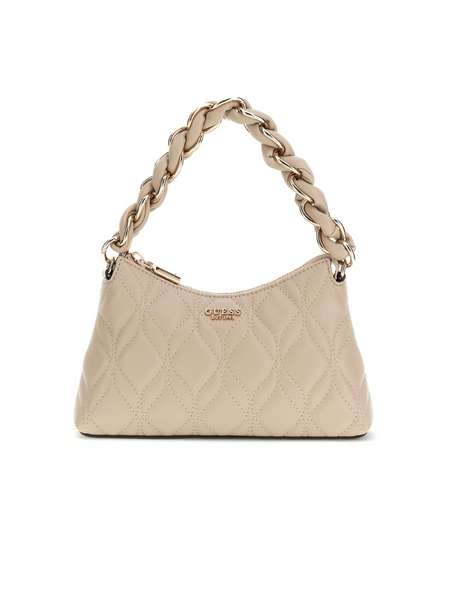 Guess Maxine 2 Comp Satche - Light Taupe Guess Guess Maxine 2 Comp Satche - Light Taupe