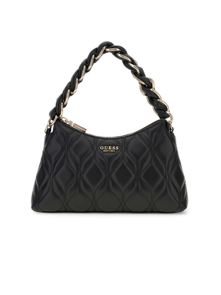 Guess Maxine 2 Comp Satche Bag - Black Guess Guess Maxine 2 Comp Satche Bag - Black