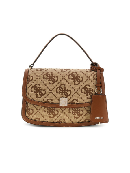 Guess Guess Audrey Logo Small Bag - Latte Logo Guess Audrey Logo Small Bag - Latte Logo