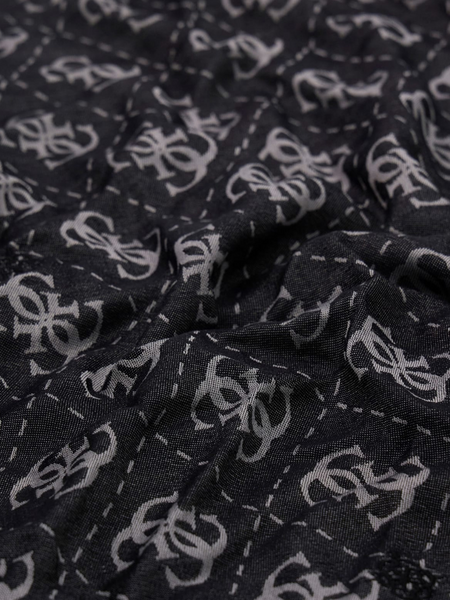 Guess Jacquard Scarf - Black Guess Guess Jacquard Scarf - Black
