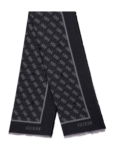 Guess Jacquard Scarf - Black Guess Guess Jacquard Scarf - Black