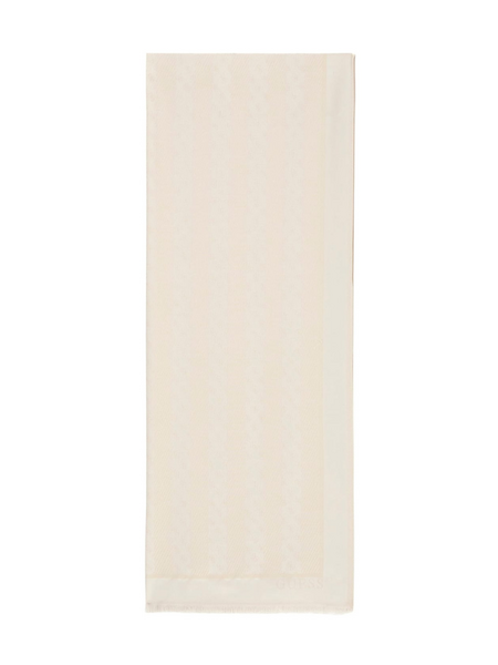 Guess Guess Noelle II Jacquard Scarf - Beige Logo Guess Noelle II Jacquard Scarf - Beige Logo