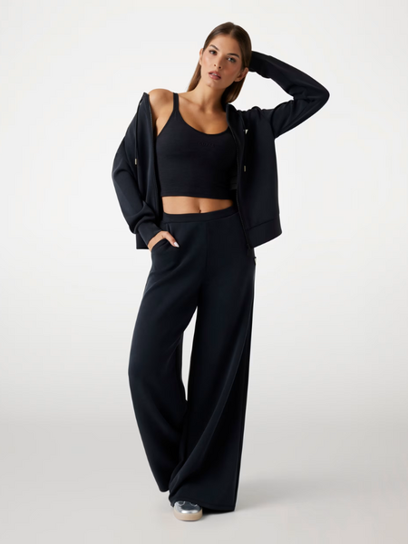Guess Olympe Wide Leg Pants - Jet Black Guess Guess Olympe Wide Leg Pants - Jet Black